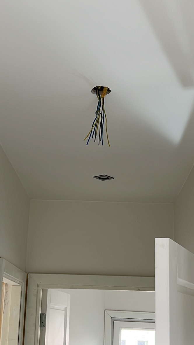 afgeronde elektra installatie