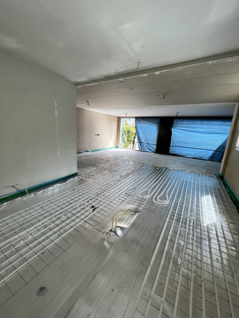 installatie vloerverwarming