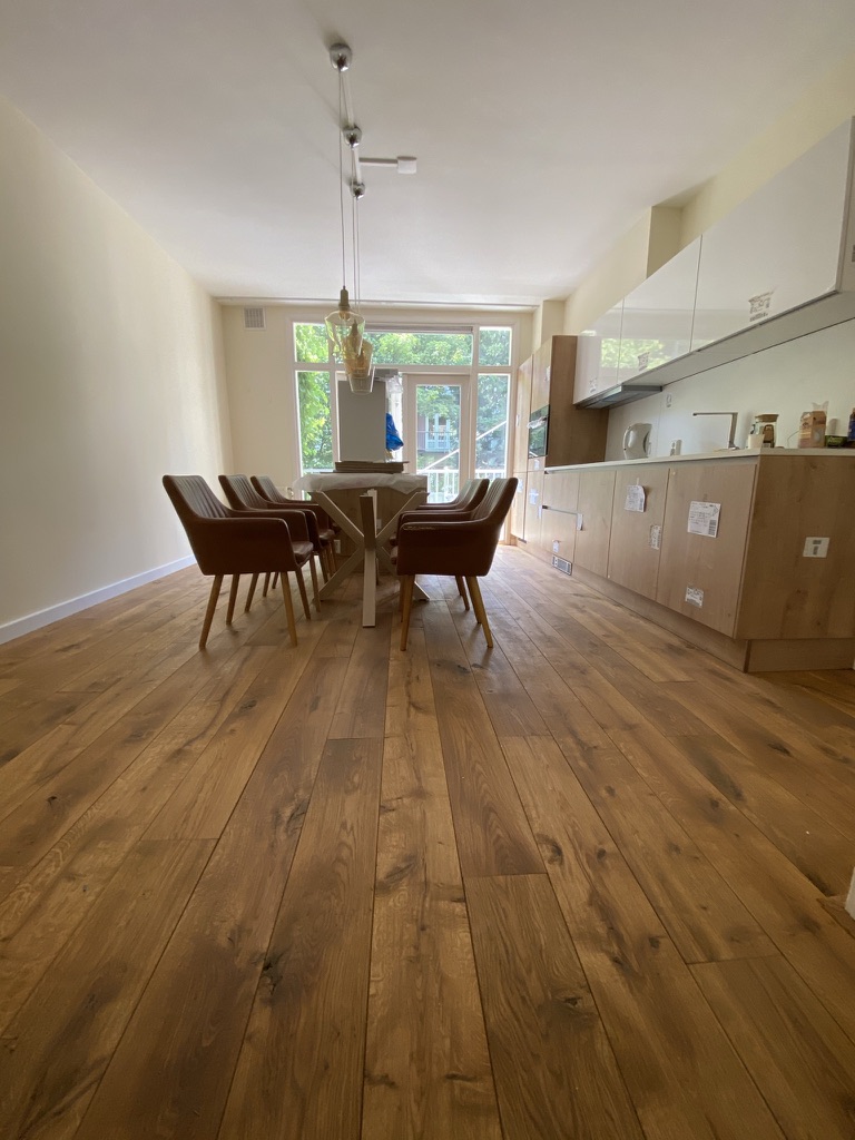 houten vloer storten